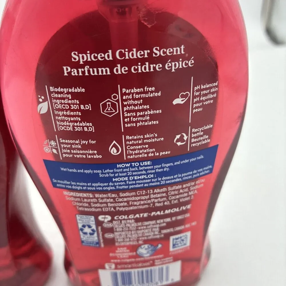 Softsoap limited edition liquid hand soap Spiced Cider 11.25 FL OZ lot of 2